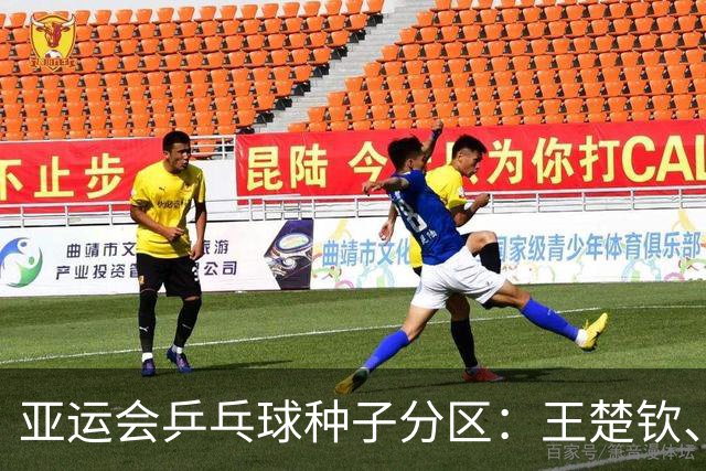 亚运会乒乓球种子分区：王楚钦、张本智和位列上半区