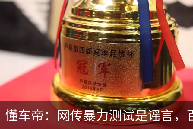 懂车帝：网传暴力测试是谣言，百公里刹车实验并非极端工况