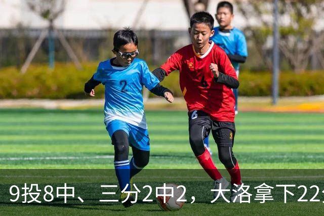 9投8中、三分2中2，大洛拿下22分4板3帽仍难救快船